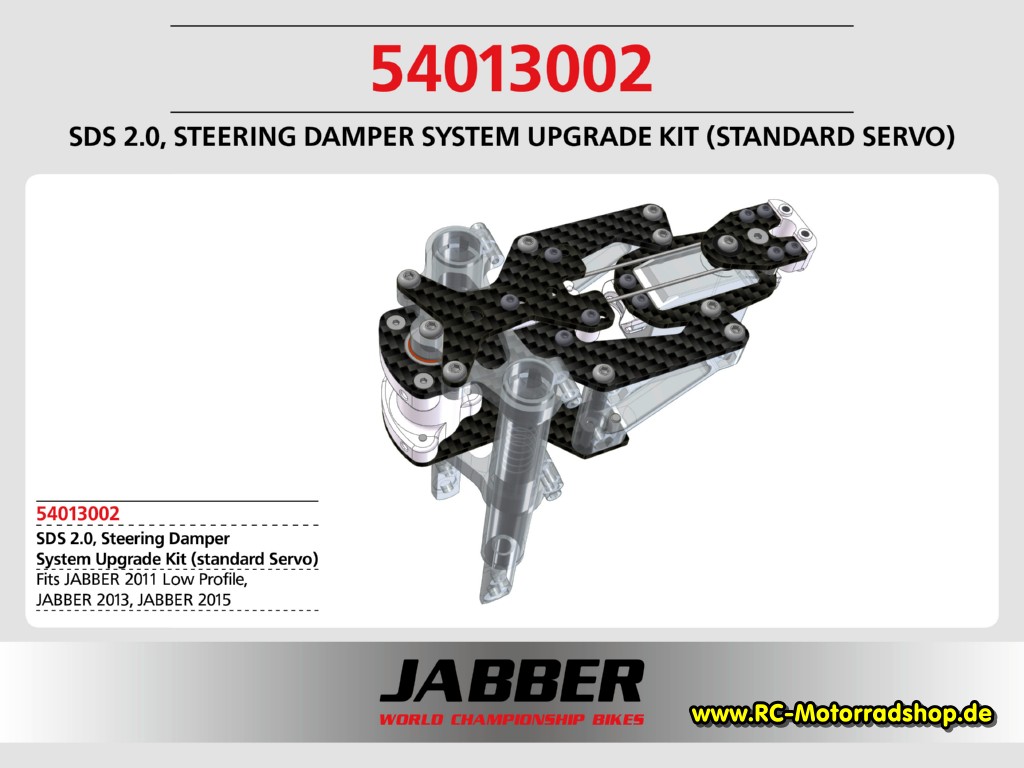 54013002: LIGHTSCALE SDS 2.0 Steering Damper System Upgrade Kit (Standard Servo) 54013002